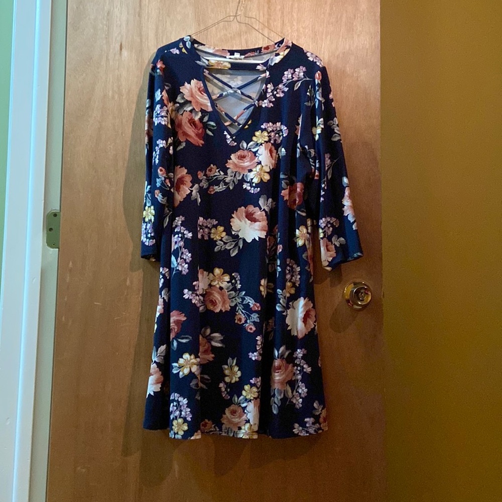 Plus size maternity summer dress